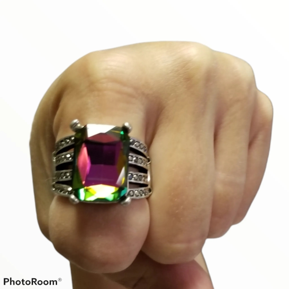 🔥Mermaid Oil Spilled Ring